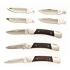 Image 5 : Lot of Seven (7) Buck Model 503 Prince Lockback Folding Knives with Five (5) Additional New Blades