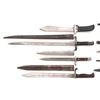 Image 4 : Lot of Seven (7) Bayonets and One Machete