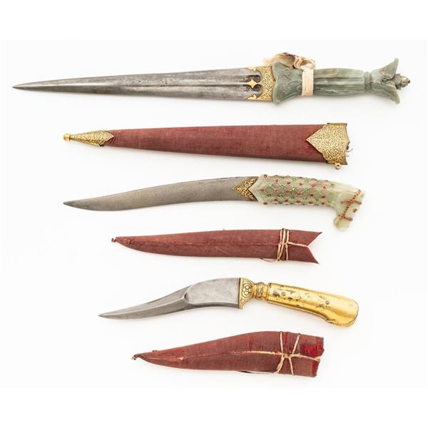 Lot of Three (3) Indian Daggers