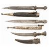 Image 1 : Lot of Three (3) Arab & Caucasian Daggers with Scabbards