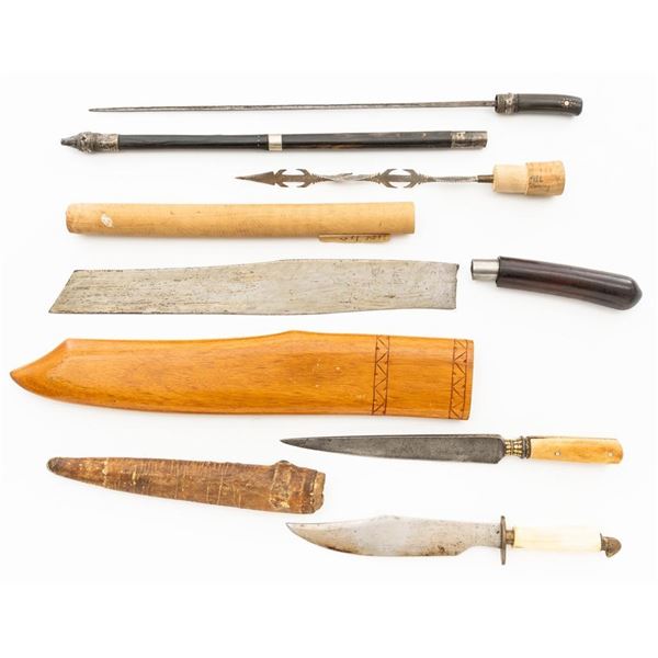 Lot of Five (5) Filipino and Afghan Knives