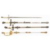 Image 2 : Lot of Four (4) Fraternal Lodge Swords