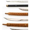 Image 5 : Lot of 20th Century Tourist-Type Asian Dha Swords & Scabbards: