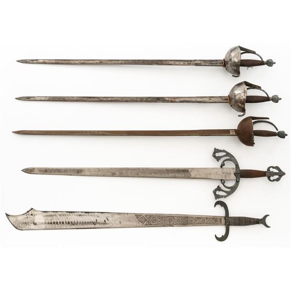 Lot of Five (5) Decorative Swords
