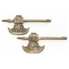 Image 1 : Lot of Two (2) 20th century Tibetan Style Metal Broad Axes