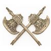 Image 2 : Lot of Two (2) 20th century Tibetan Style Metal Broad Axes