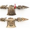 Image 3 : Lot of Two (2) 20th century Tibetan Style Brass Dagger Axes