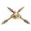 Image 4 : Lot of Two (2) 20th century Tibetan Style Brass Dagger Axes