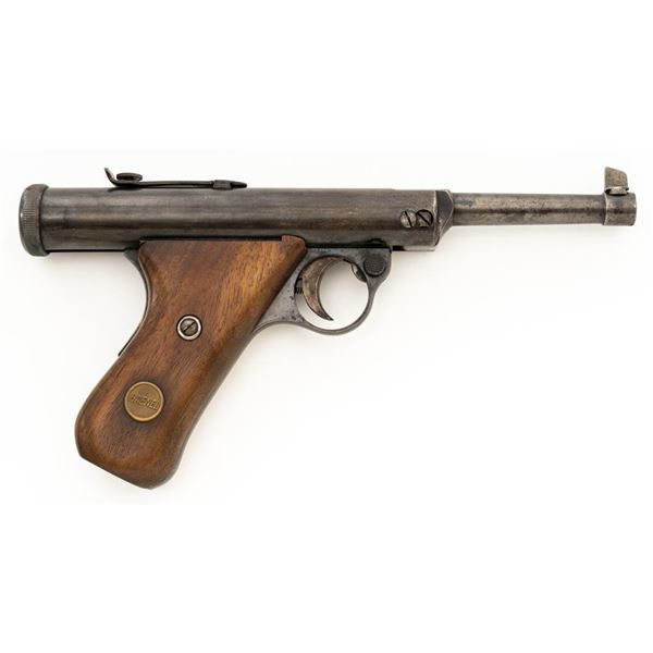 Lot of Two (2): Haenel Air Pistol & Unknow Percussion Belt Pistol