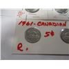 Image 7 : 2007, 2009 & 2 - 1961 CANADA NICKELS