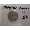 Image 2 : 2 - 1960 & 2 - 1961 CANADA NICKELS