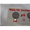 Image 3 : 2 - 1952 & 2 - 1953 CANADA NICKELS