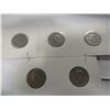 Image 23 : 3 - 1947 & 2 - 1950 CANADA NICKELS
