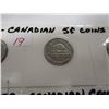 Image 9 : 3 - 1947 & 2 - 1950 CANADA NICKELS