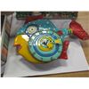 Image 5 : BOX C/W VASE, THERMOS, FISH CLOCK, PICTURE, ETC