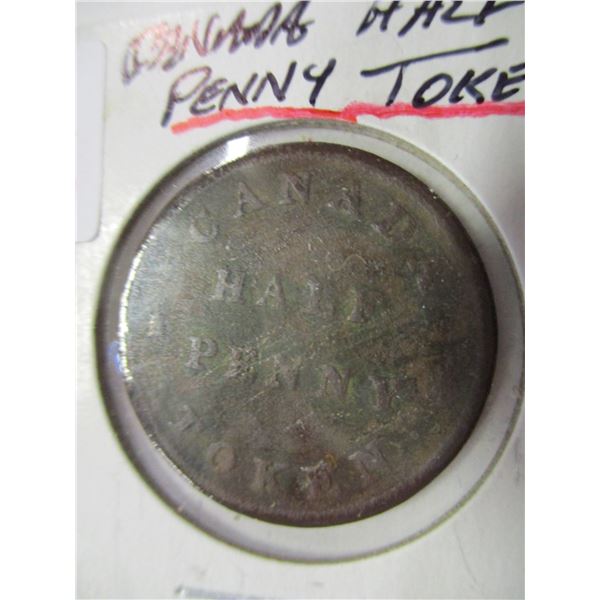 CANADA HALF PENNY TOKEN
