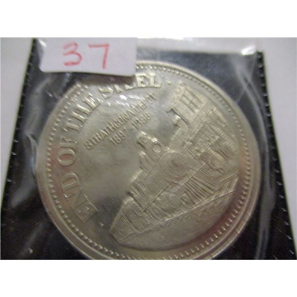 1975 KLONDIKE END OF STEEL TRADE DOLLAR