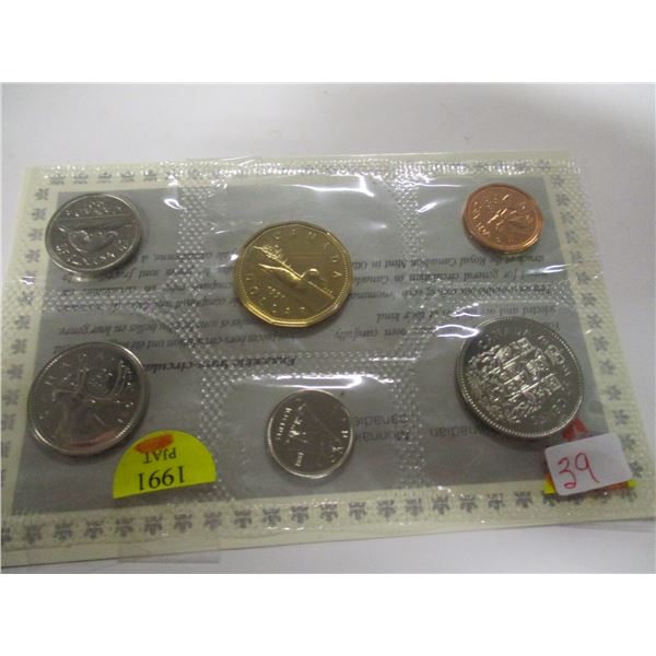 1991 SCARCE KEY DATE CANADA MINT SEALED COIN SET