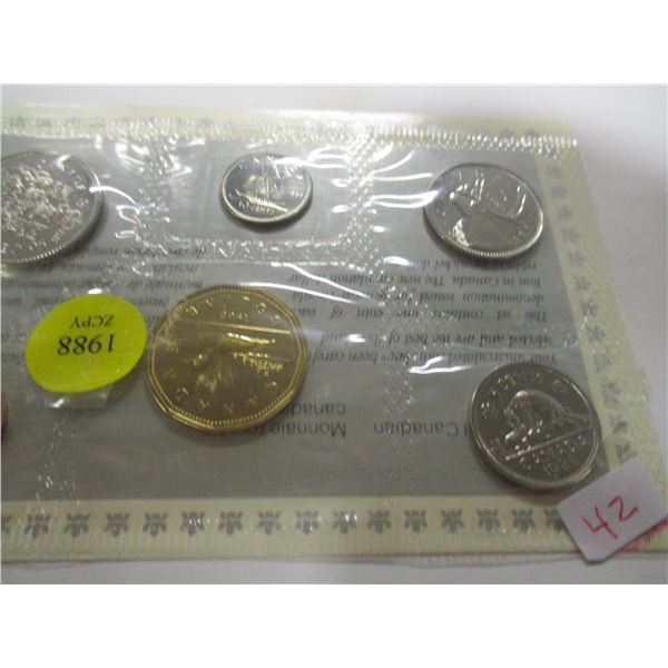 1988 PROOF CANADA MINT SEALED COIN SET