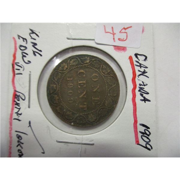 1908 KING GEORGE V LARGE PENNY TOKEN