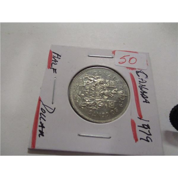 1979 CANADA HALF DOLLAR