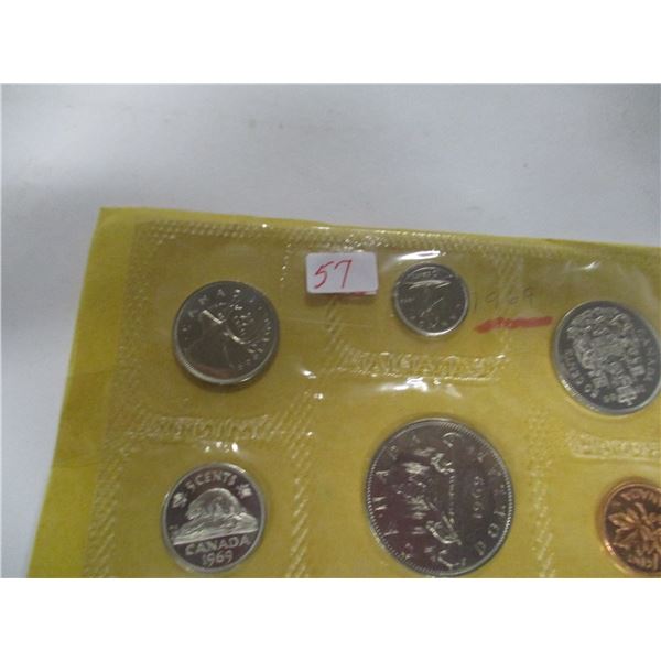1969 PROOF CANADA MINT SEALED COIN SET