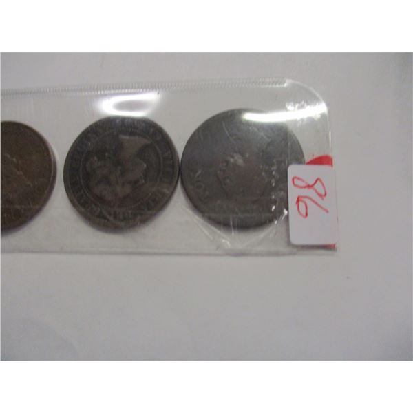 1815 VICTORIAN KING GEORGE V LARGE PENNY TOKEN SET