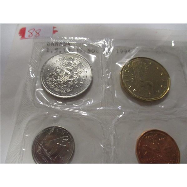1994 PROOF CANADA MINT SEALED COIN SET