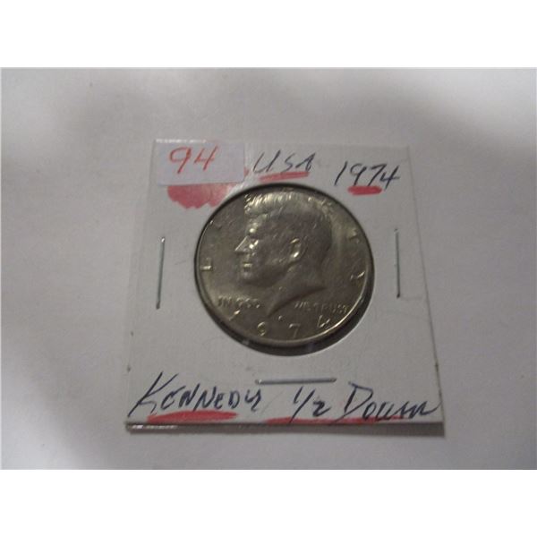 1974 USA KENNEDY HALF DOLLAR