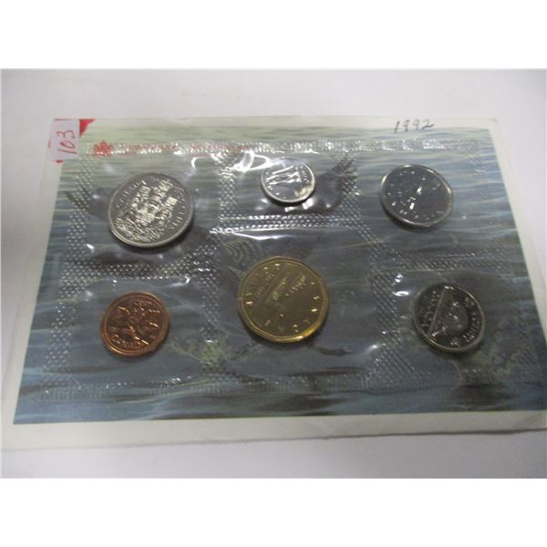 1992 PROOF CANADA MINT SEALED COIN SET