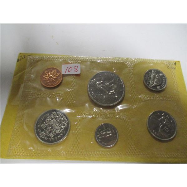 1969 PROOF CANADA MINT SEALED COIN SET