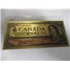 Image 5 : 1954 DEVILS FACE GOLD SHIELD $1000 BILL (NOT LEGAL TENDER)
