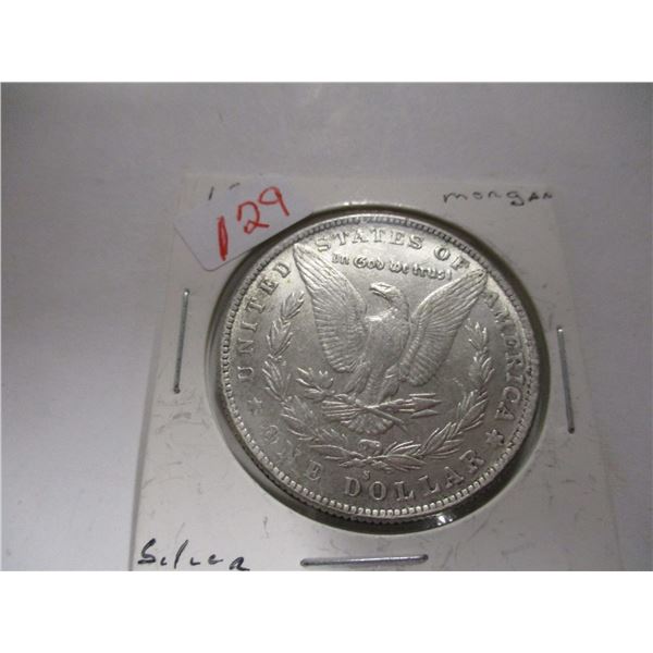 1892 USA MORGAN DOLLAR (SILVER CONTENT NOT VERIFIED - AS IS - NOT TESTED)