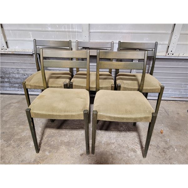 Lot of Teak Svegards Dining Chairs Made in Sweden
