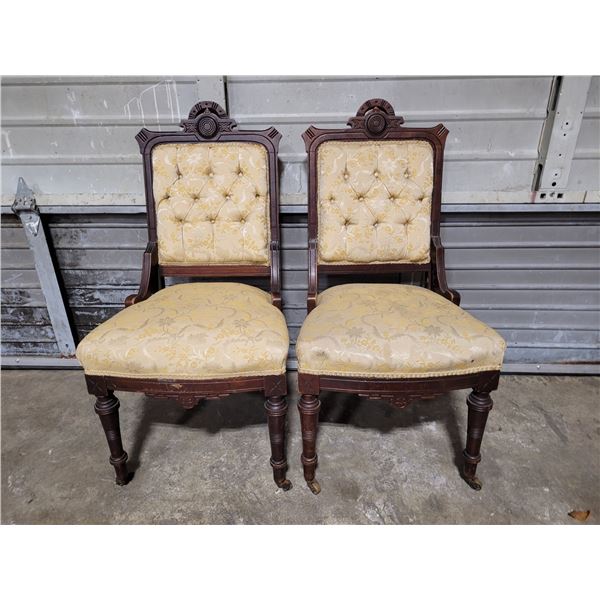 Pair of Victorian Parlor Chairs