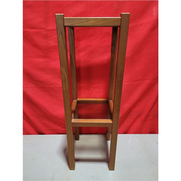 MCM Teak Plant Stand