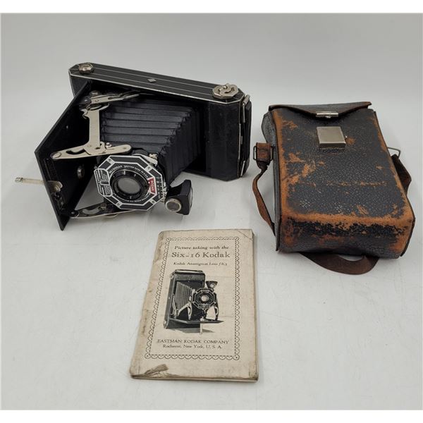 VTG Six-16 Kodak Folding Camera w/ Manual & Case