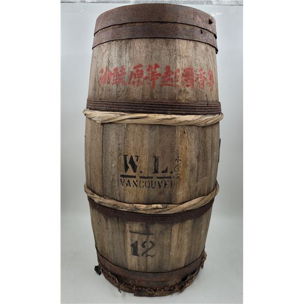 Hong Kong to Vancouver Pure Bean Soy Barrel