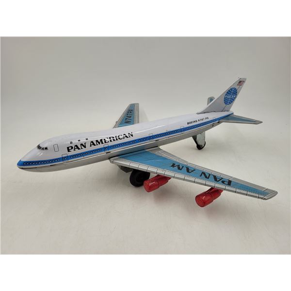 Tin Boeing N747 PA Pan American Airplane Made in Japan
