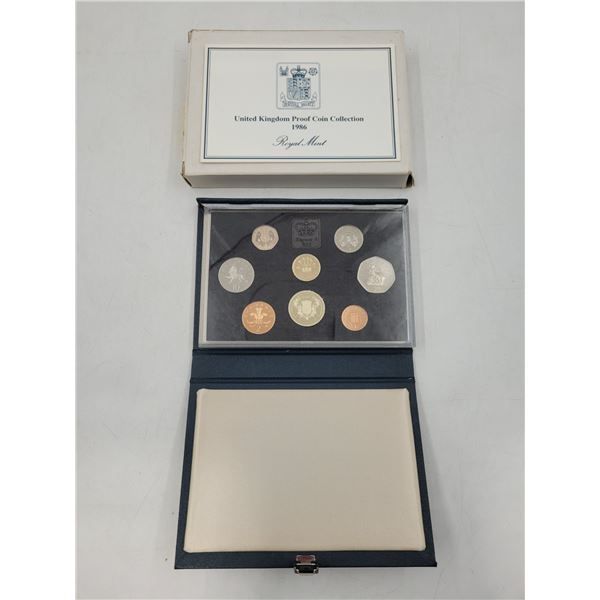 Royal Mint 1986 United Kingdom Proof Coin Collection
