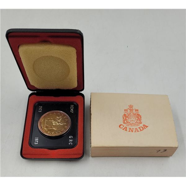 1973 RCMP 50% Silver Dollar Coin