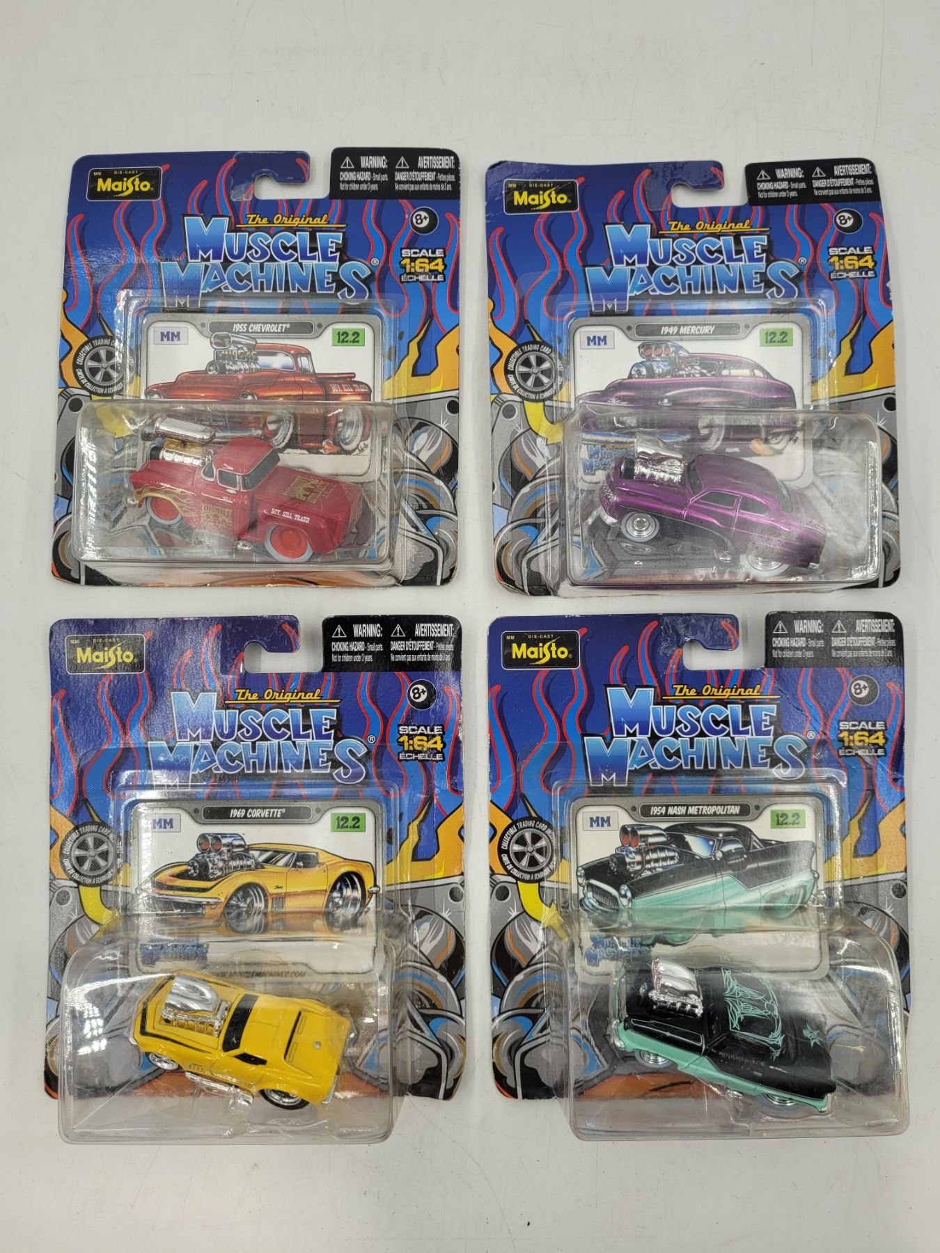 4 Sealed Die-cast Muscle Machines