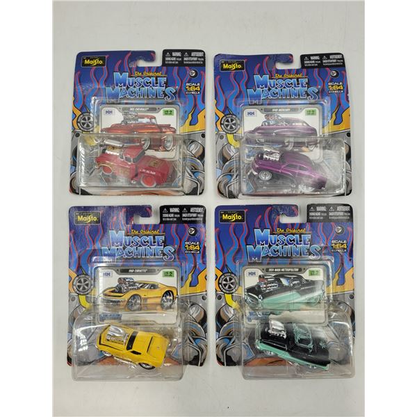 4 Sealed Die-cast Muscle Machines