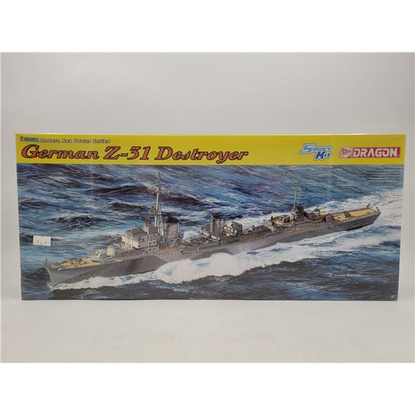 Sealed German Z-31 Destroyer Model Kit