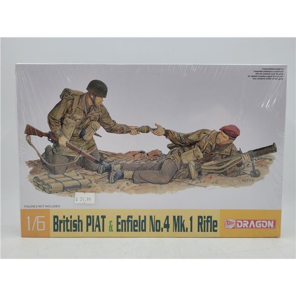 Sealed British PIAT & Enfield No.4 Mk.1 Rifle Model Kit