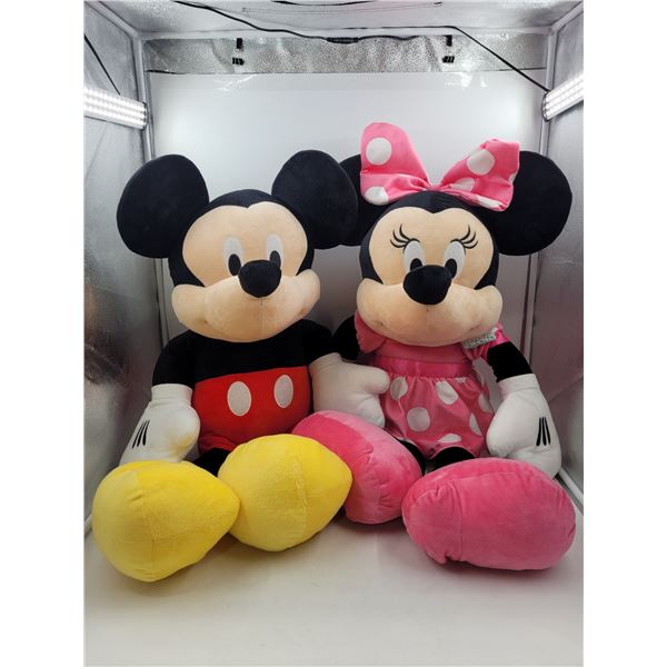 22" Mickey & Minnie Mouse Plush Doll Set