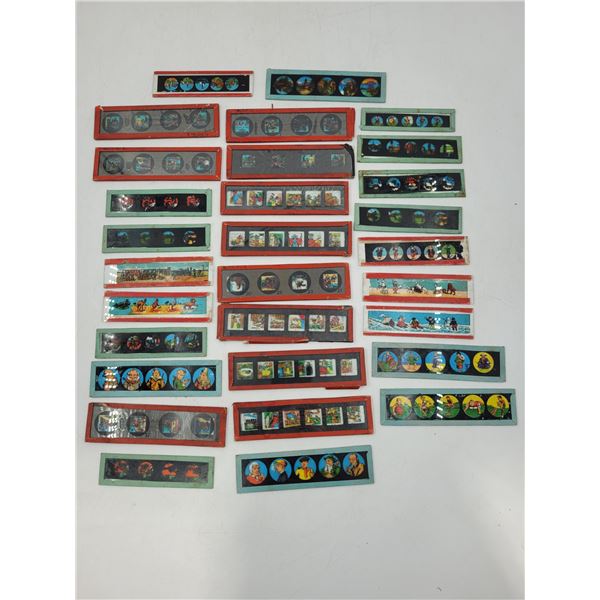 Lot of Antique Magic Slides