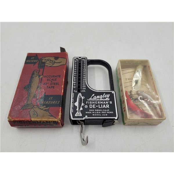 Fisherman's De-Liar Scale, Tape, & Lures