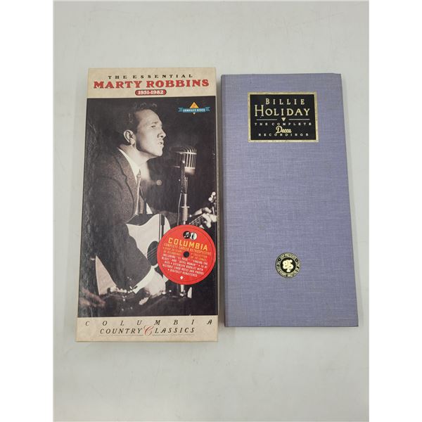 Marty Robbins & Billie Holiday 2 Disc Sets
