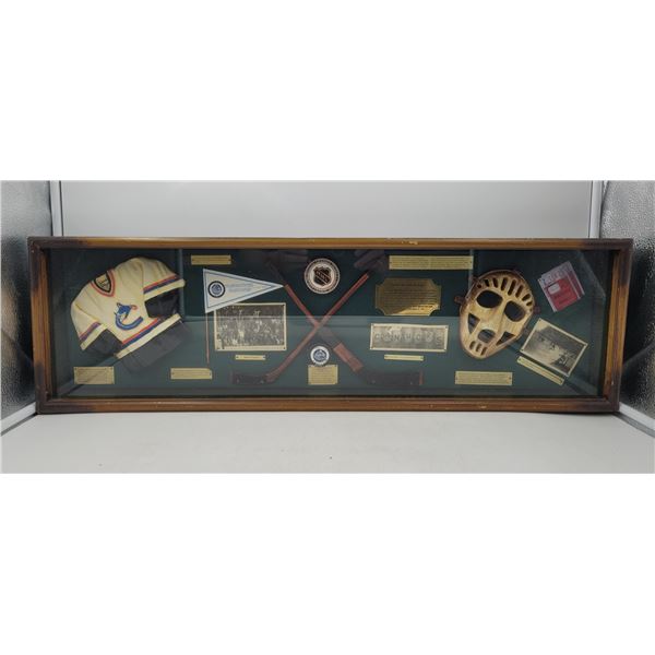 Framed Vancouver Canucks 3D Memorabilia